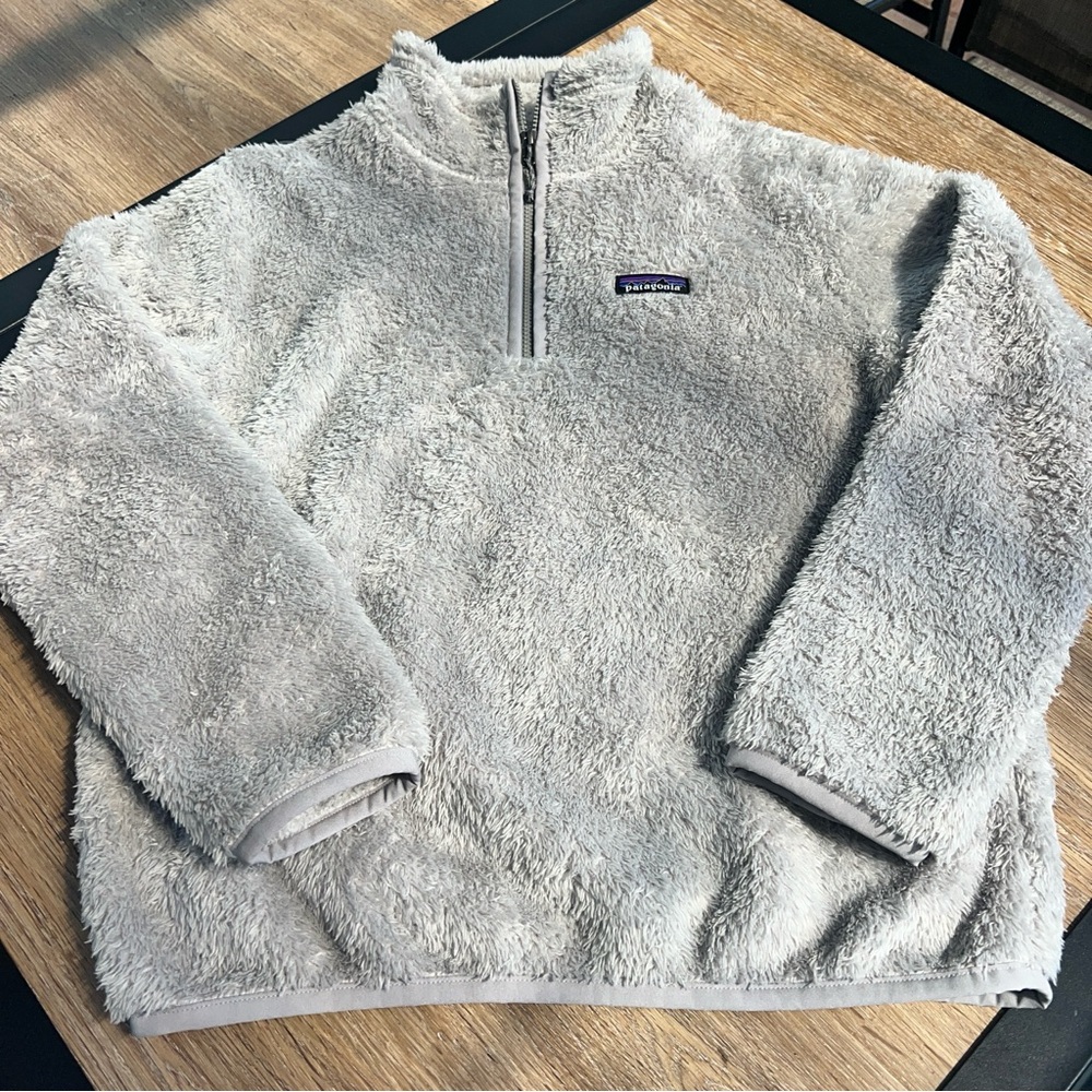Patagonia Women’s Quarter-Zip Pullover Fuzzy Fleece Jacket Size Small